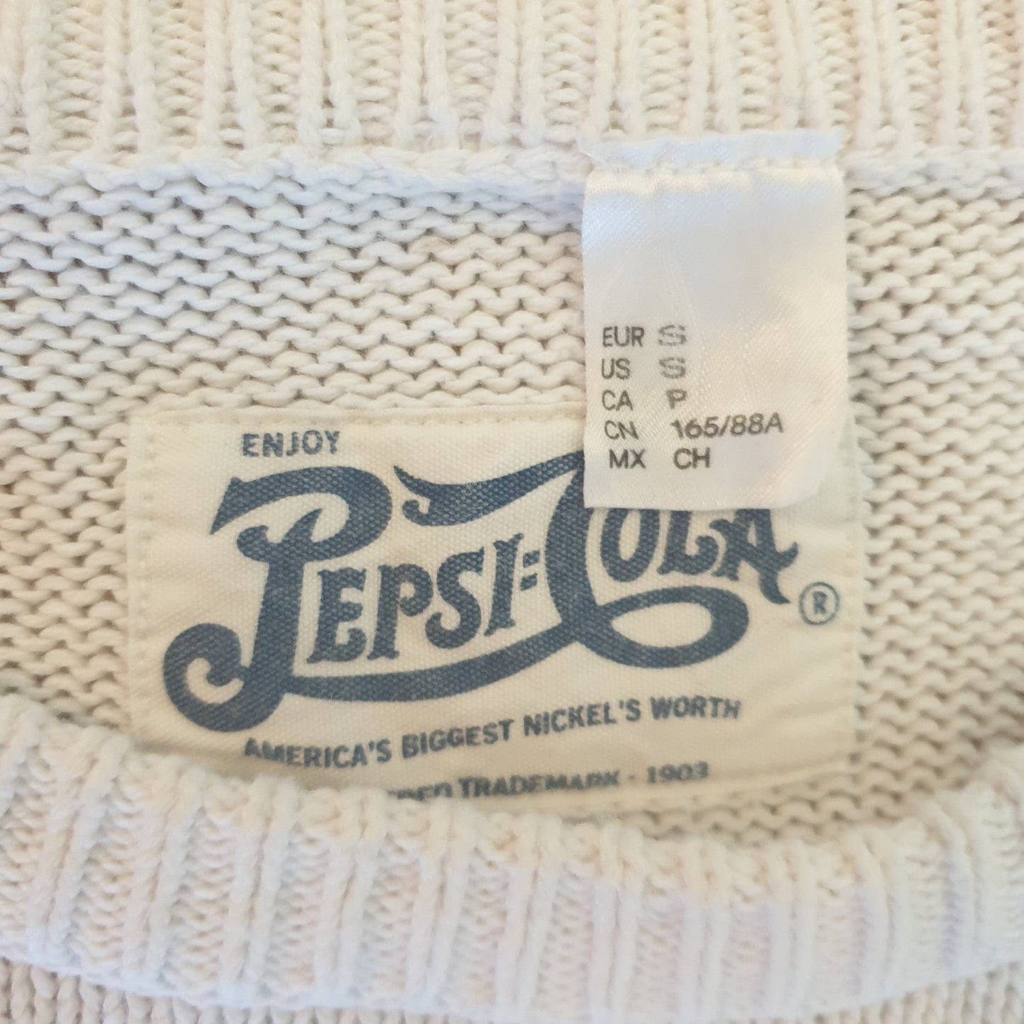 Pepsi Cola Jumper Sweater S-M