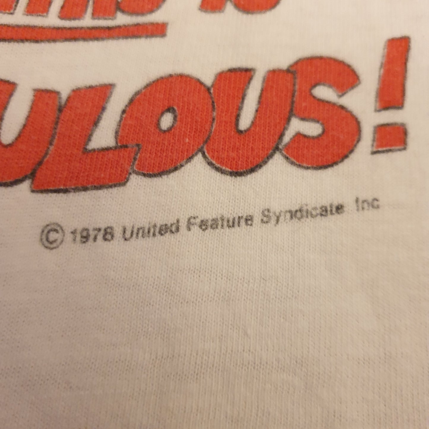 1978 Garfield T-Shirt S