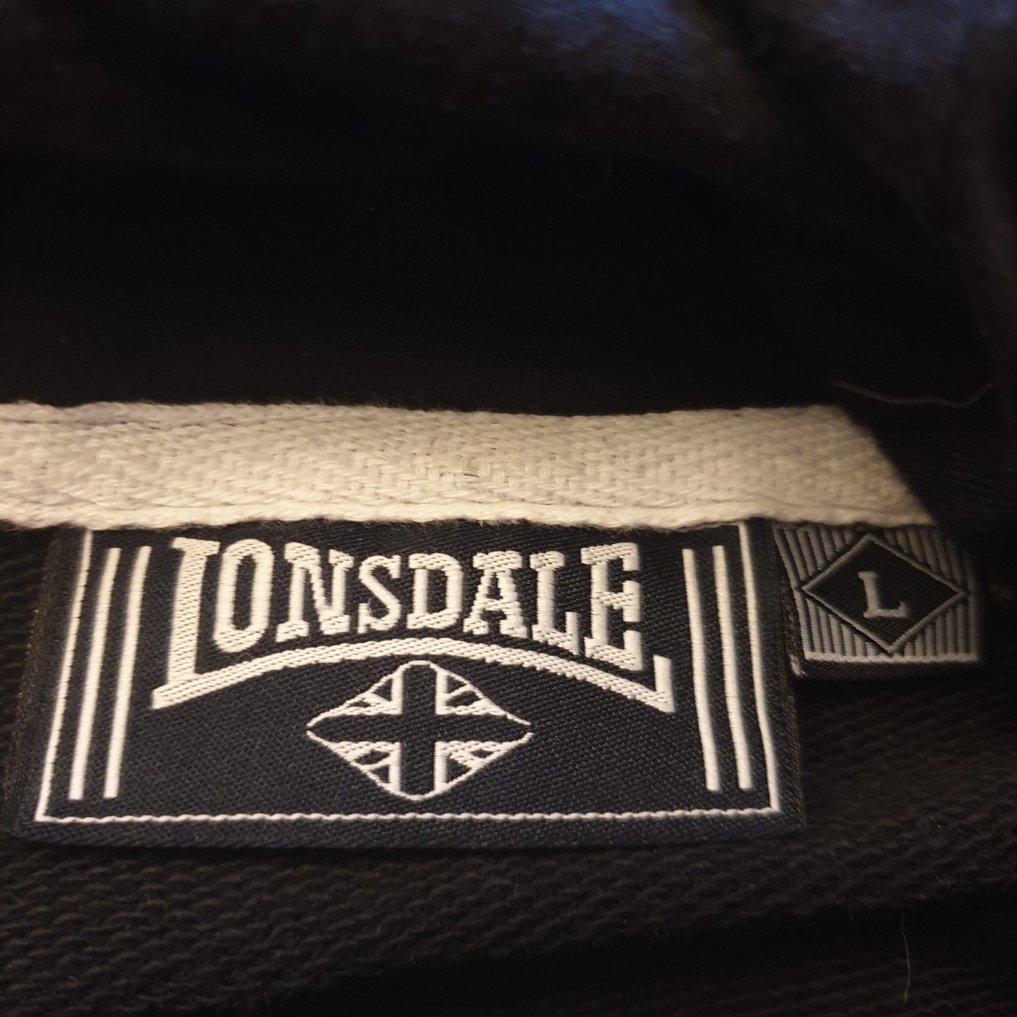 LONSDALE Boxing No Sleeves Hoodie L