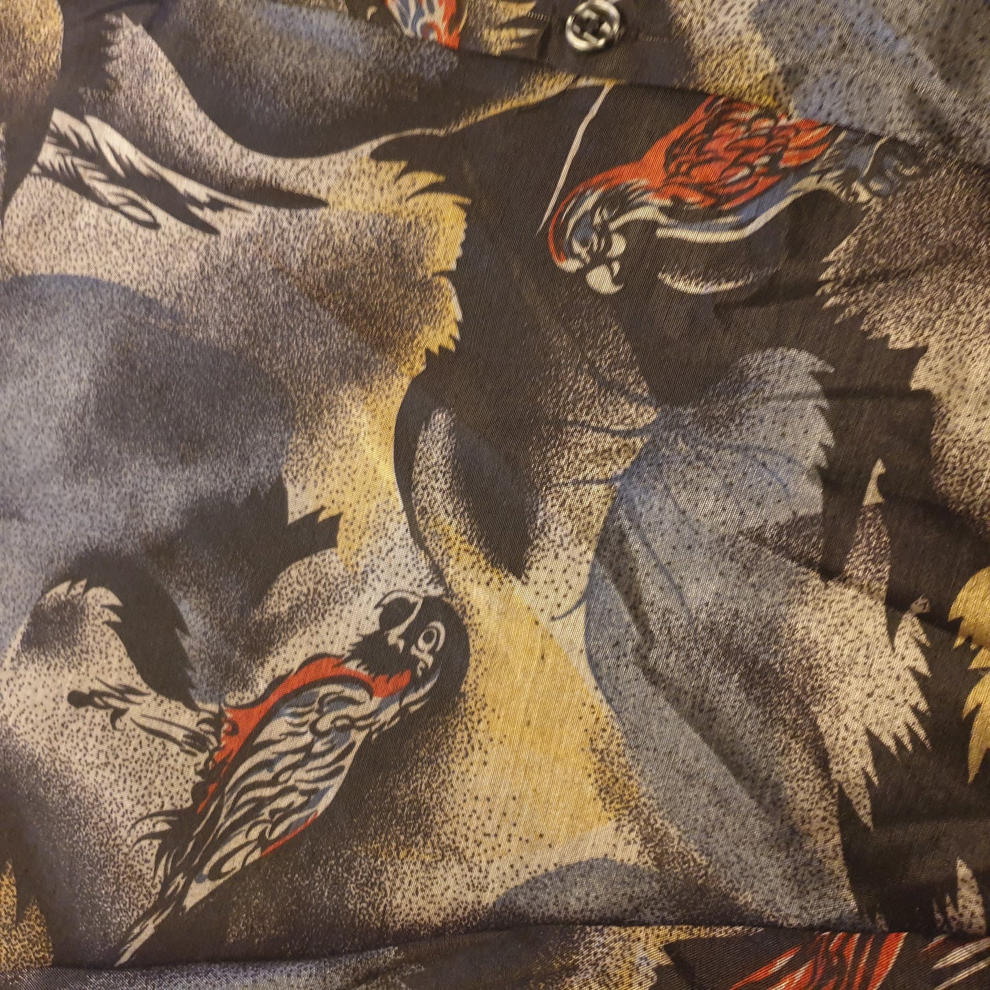 90's Parrot Shirt L