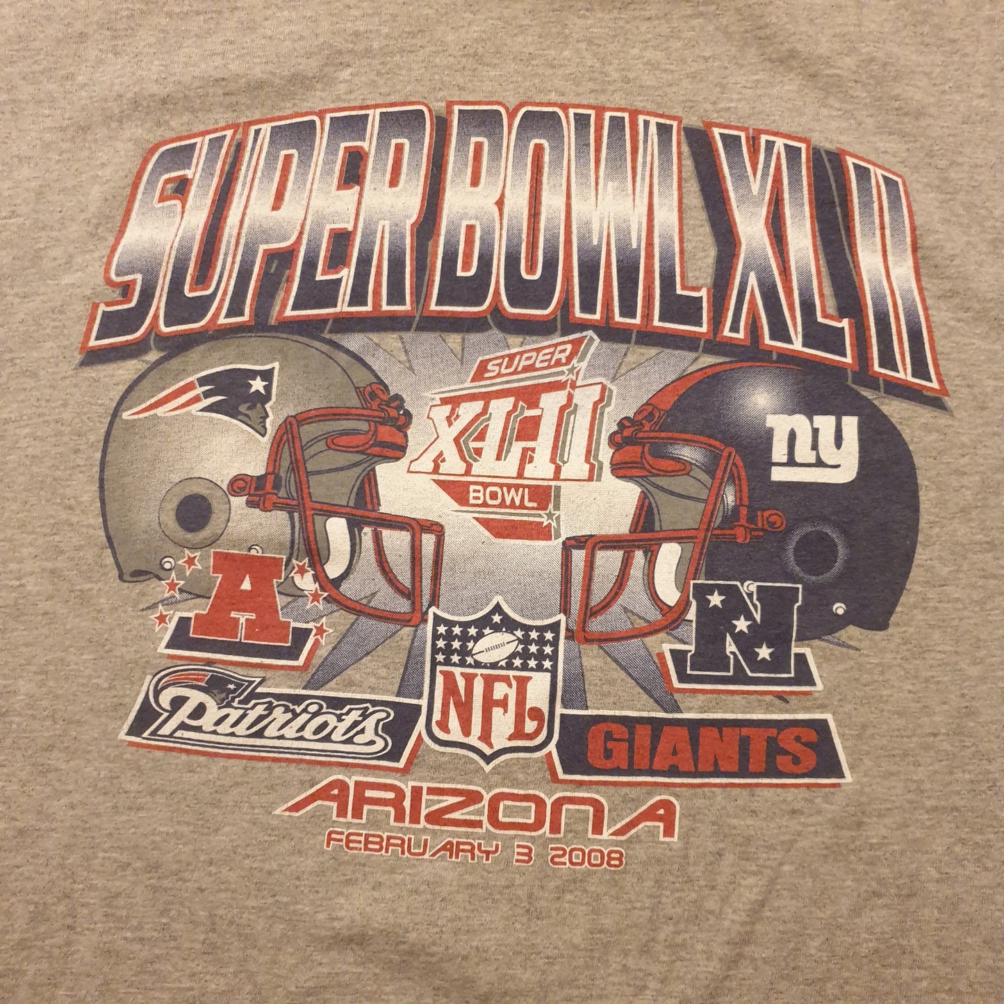 SUPER BOWL 2008 T-Shirt XL