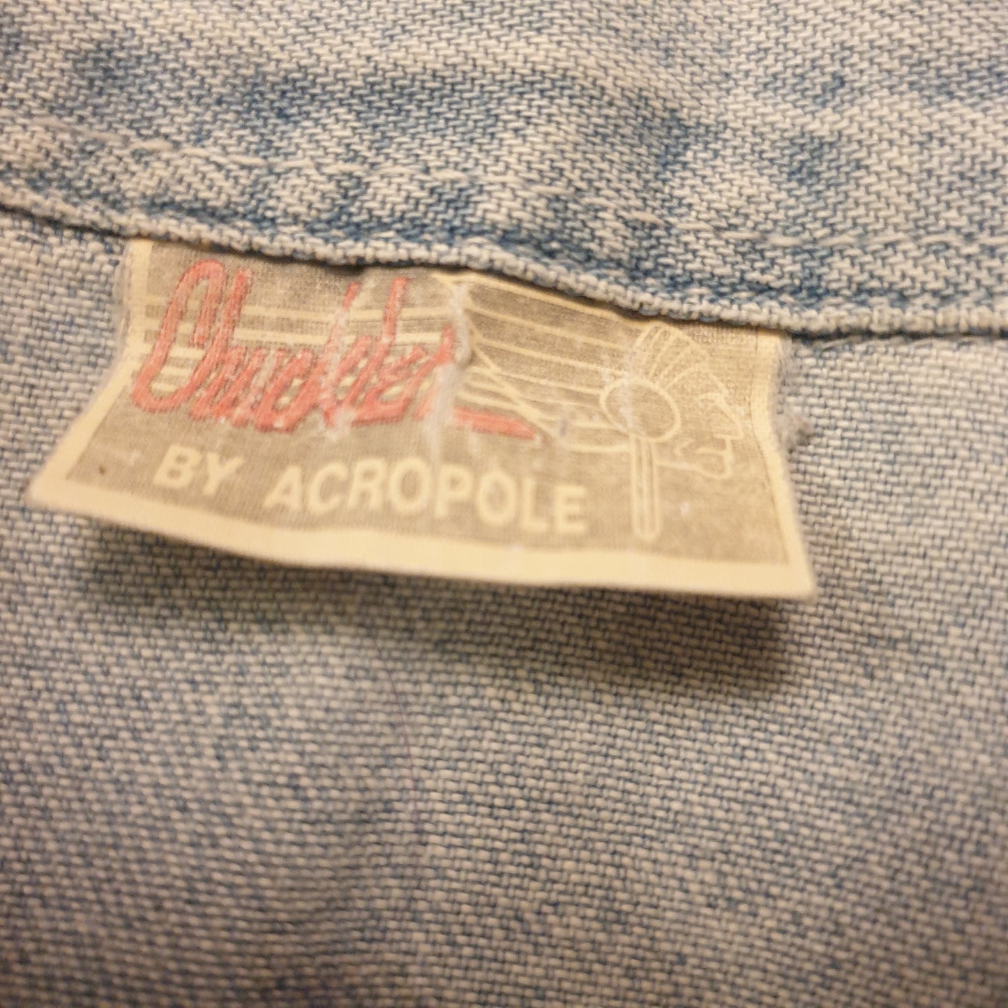 80's Denim Shirt L