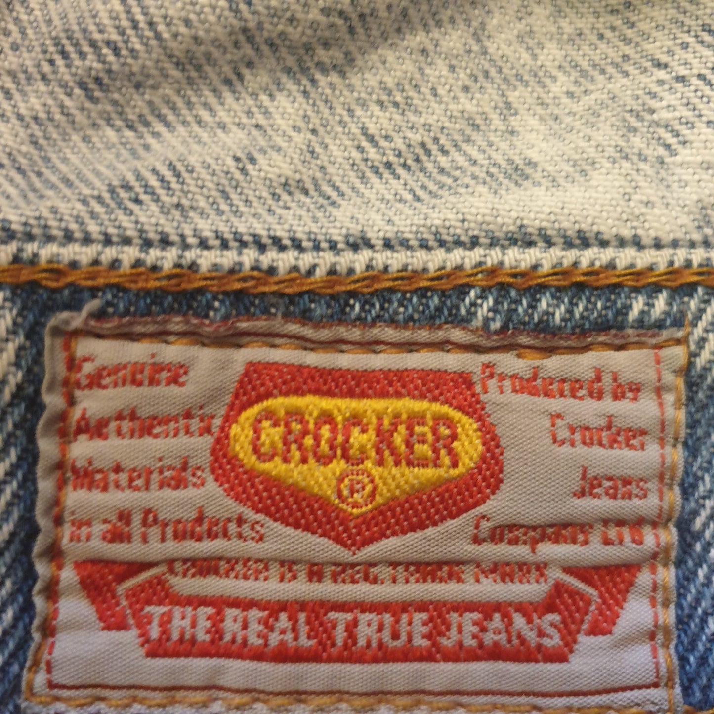 Vintage CROCKER Denim Jacket XL