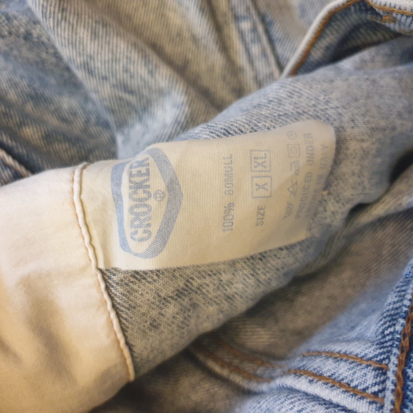 Vintage CROCKER Denim Jacket XL