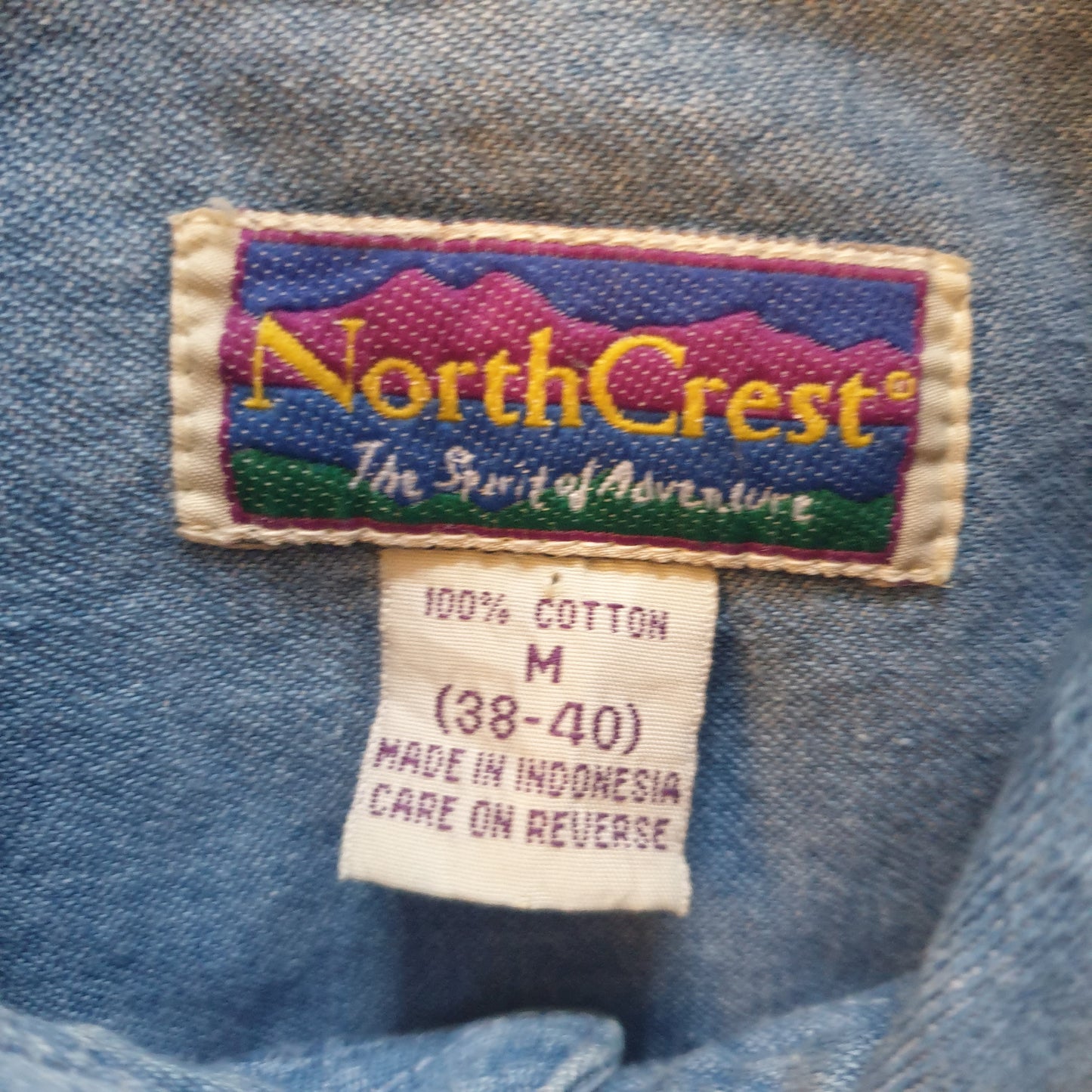 Vintage NorthCrest Denim Shirt M