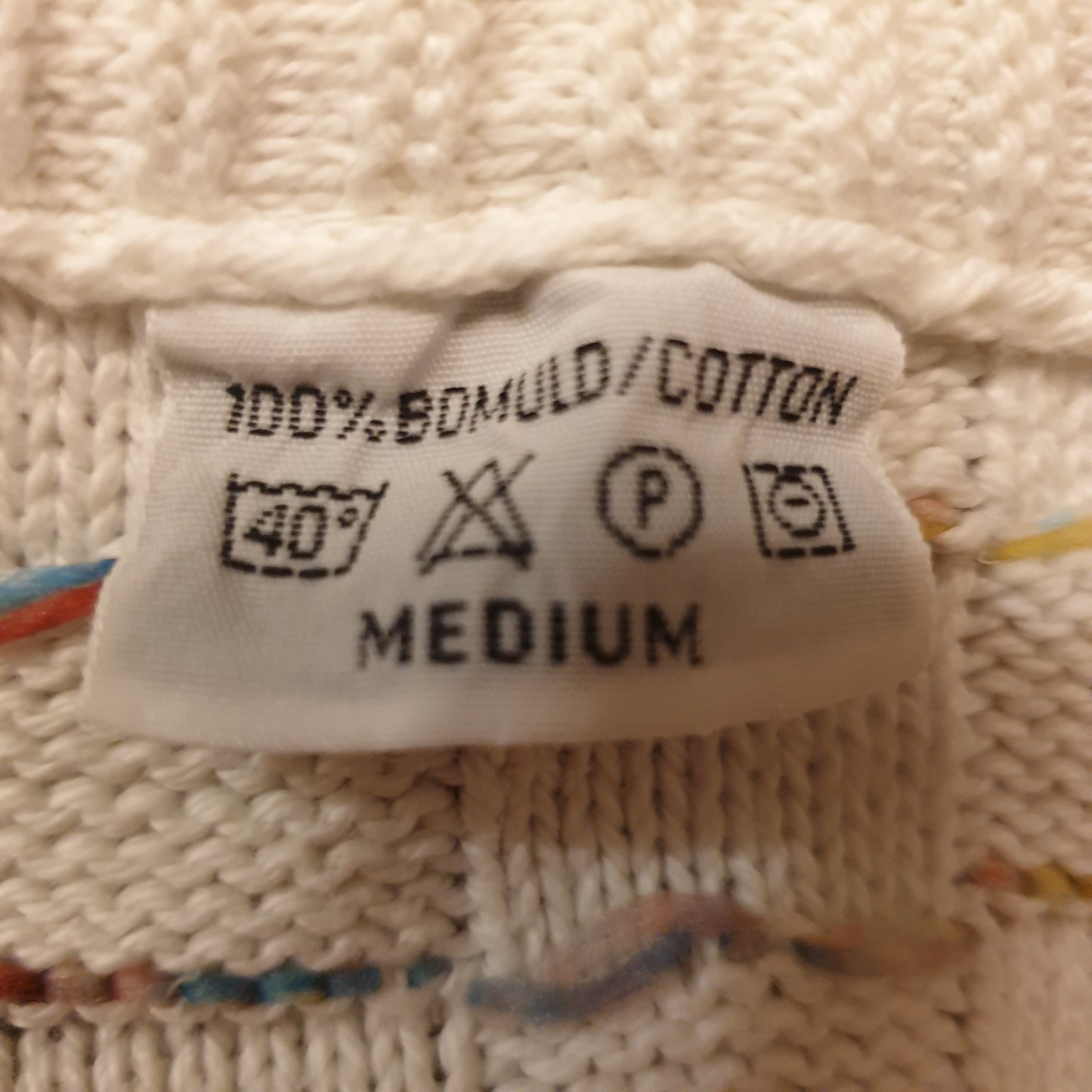 Vintage Cotton Sweater M