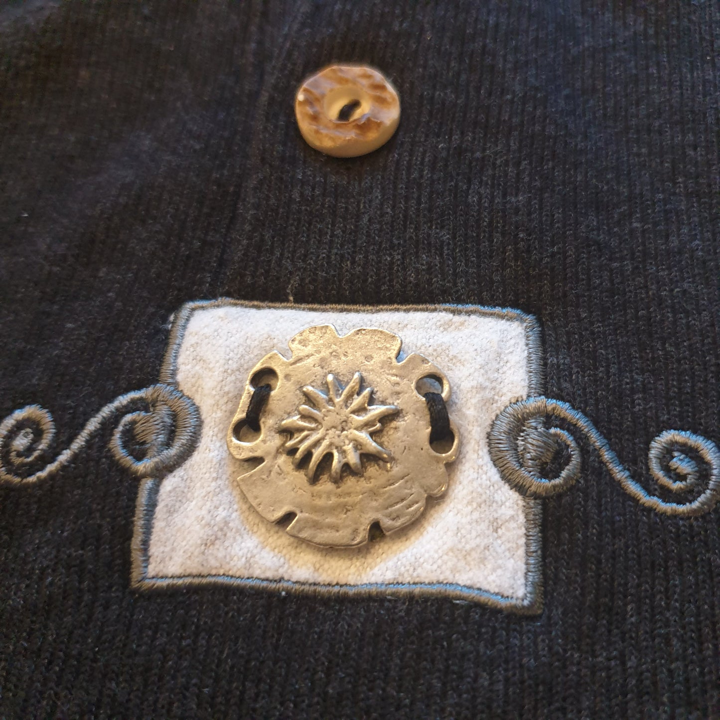 Vintage Landhaus Long Sleeve Polo M