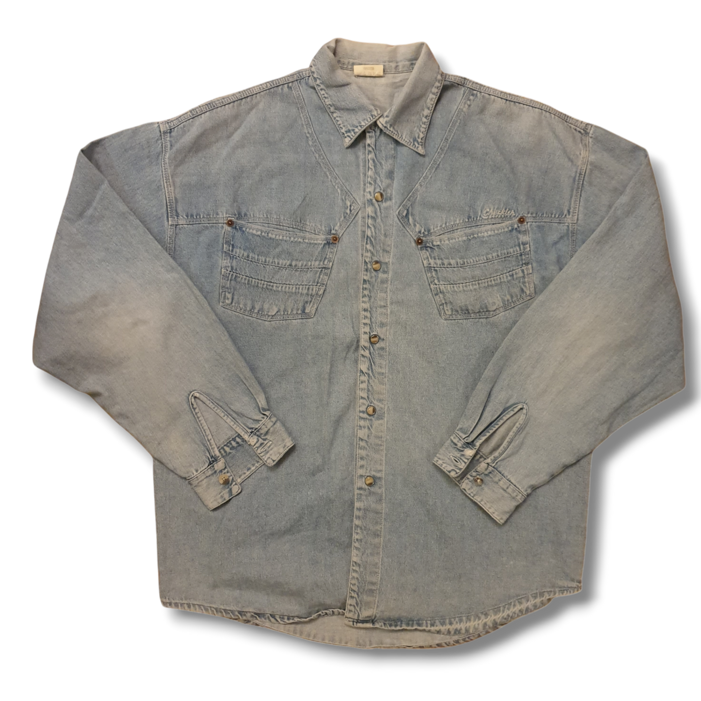 80's Denim Shirt L