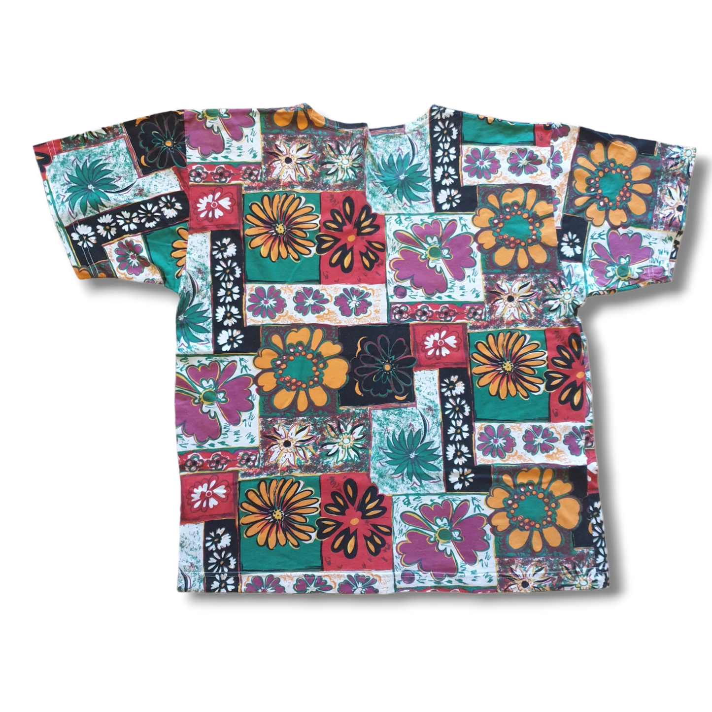 Vintage Flowers T-Shirt XL