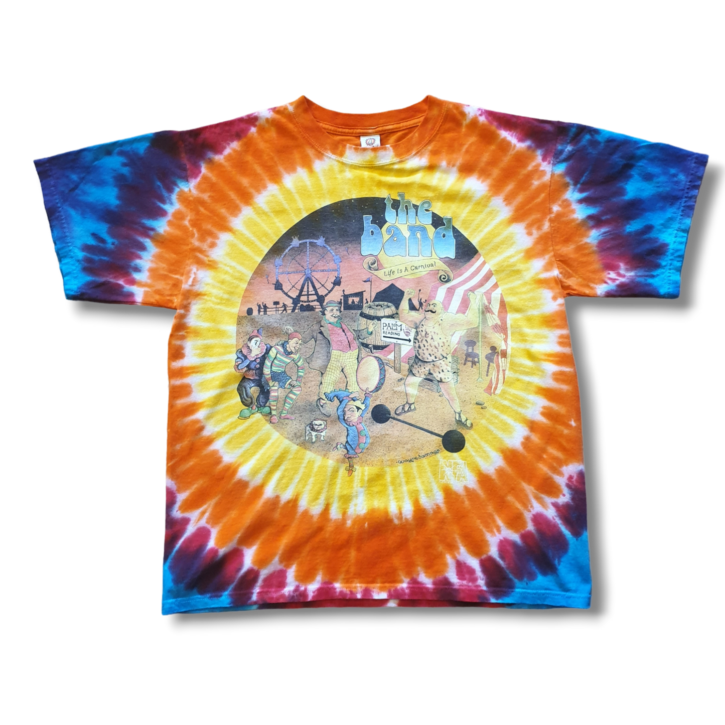 90's The Band Tie-Dye T-Shirt S-M