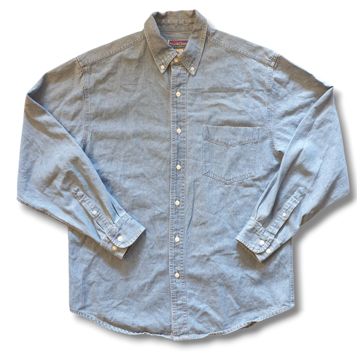 Vintage NorthCrest Denim Shirt M