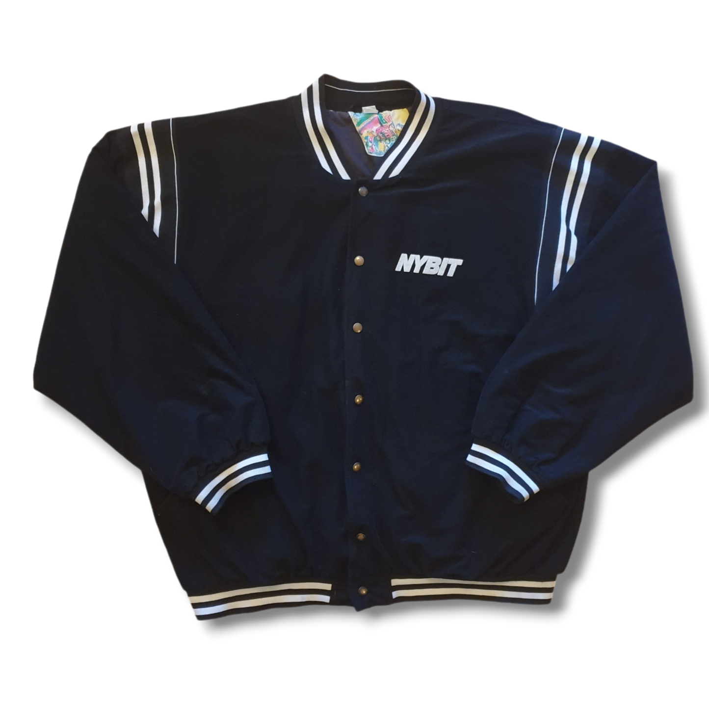 90's NYBIT Estonian Basketball Team Bomber Jacket XXL