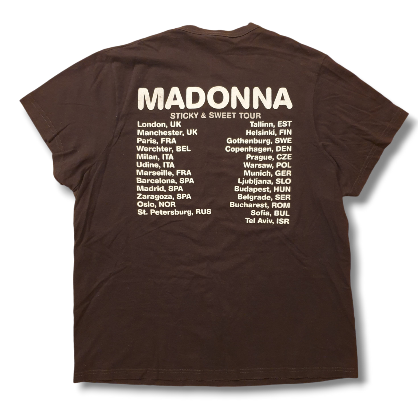 2008 Madonna Tour T-Shirt L