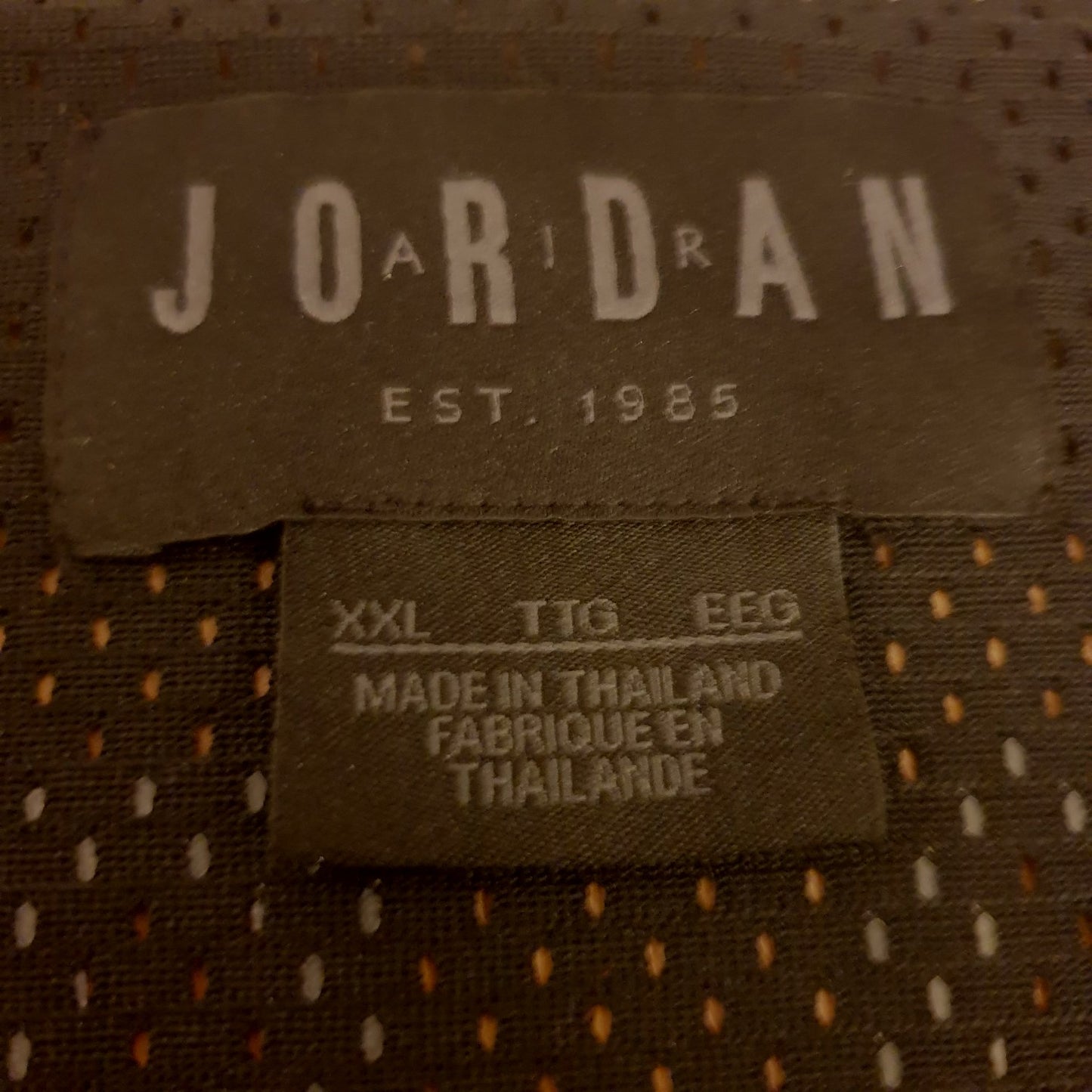 Air Jordan Basketball Mesh Jersey XXL