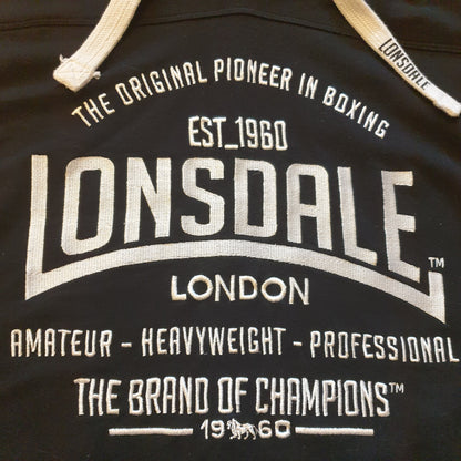 LONSDALE Boxing No Sleeves Hoodie L