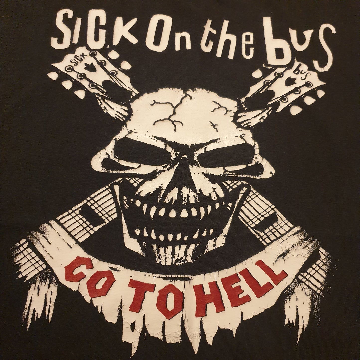 Vintage Sick On The Bus Punk T-Shirt XXL