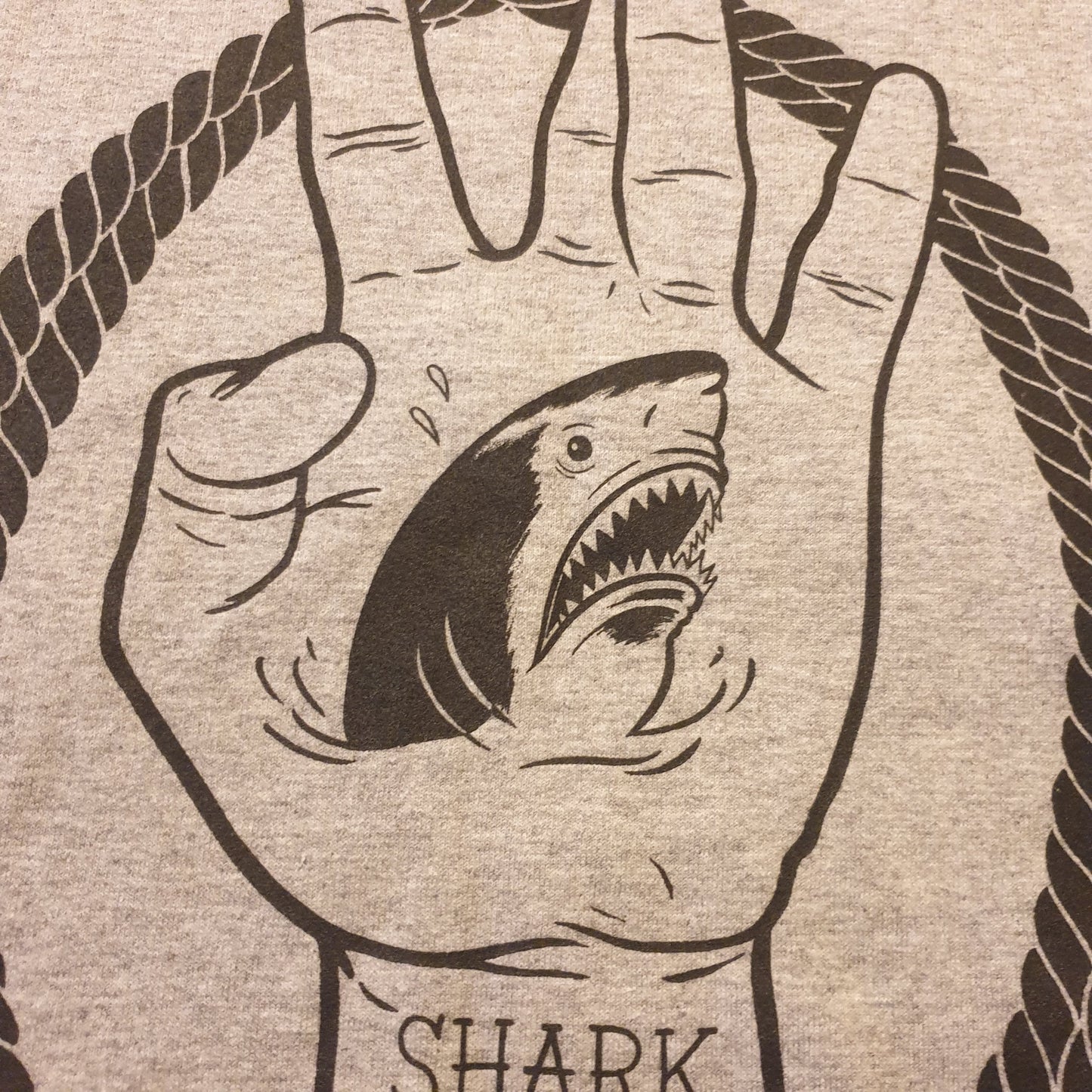 Macklemore & Ryan Lewis Shark Face Gang Sweatshirt S
