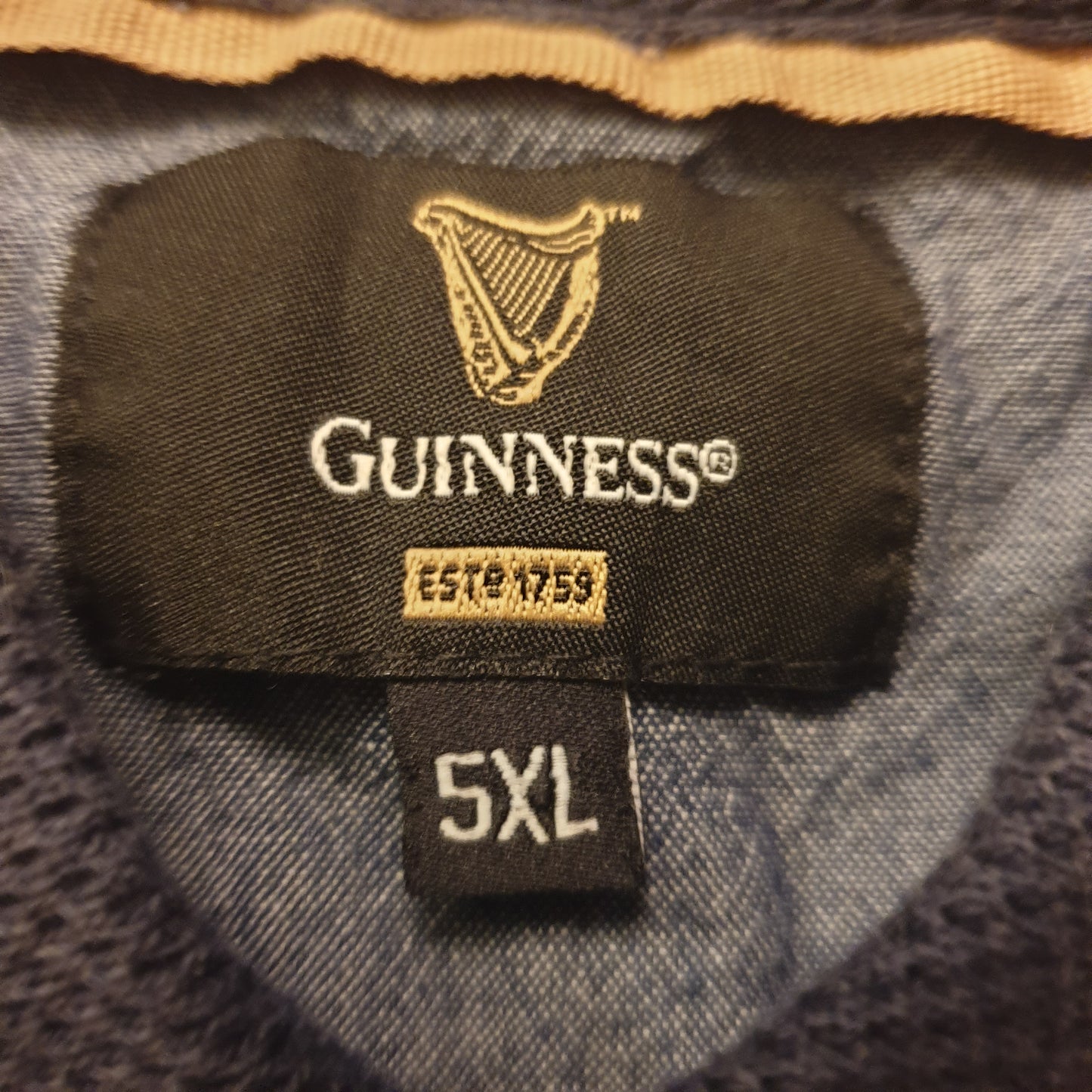 Guinness Beer Polo 5XL