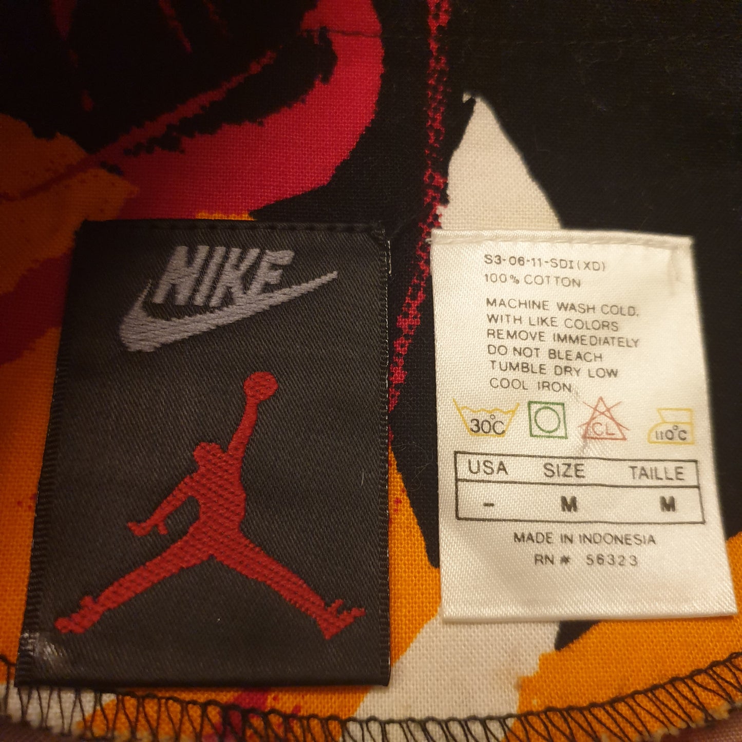 Early 90's Nike Air Jordan Baseball Jersey Aqua 8 M