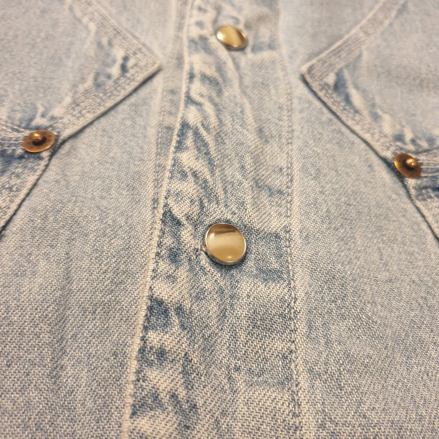 80's Denim Shirt L