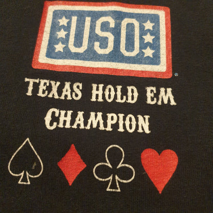 USO Texas Hold'em Poker T-Shirt XL