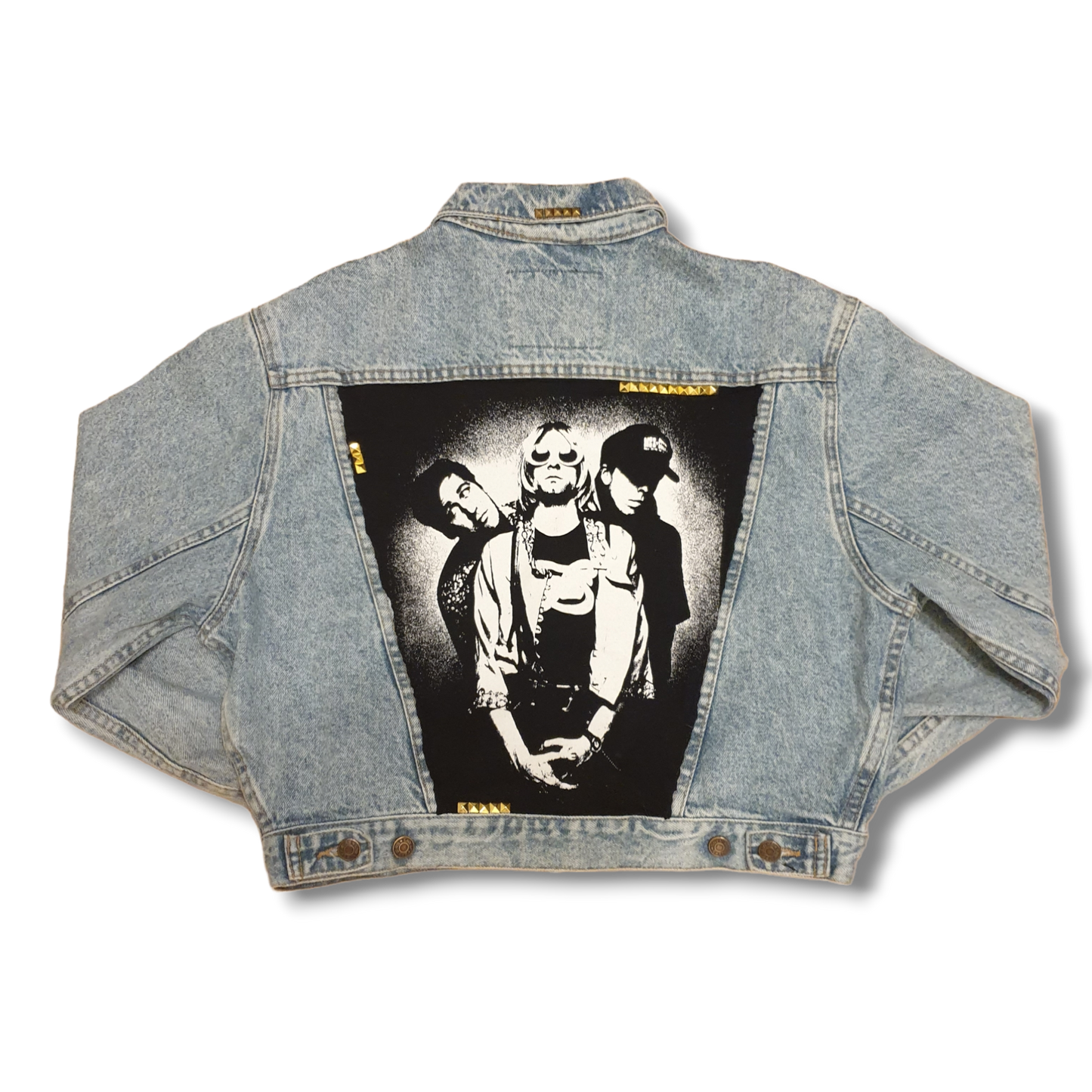 Handmade Nirvana Denim Jacket M