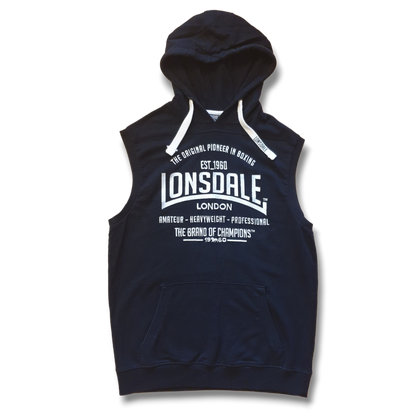 LONSDALE Boxing No Sleeves Hoodie L