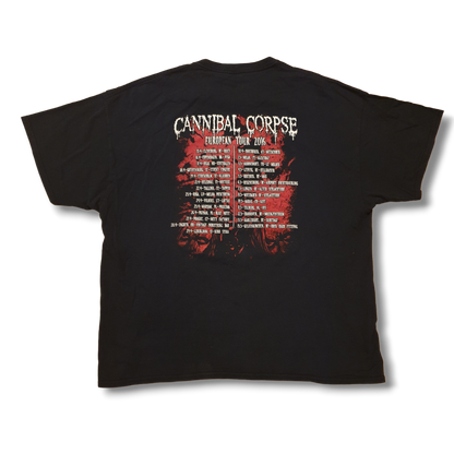 2016 Tour Cannibal Corpse T-Shirt XXL