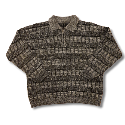 Vintage Zip Sweater XL