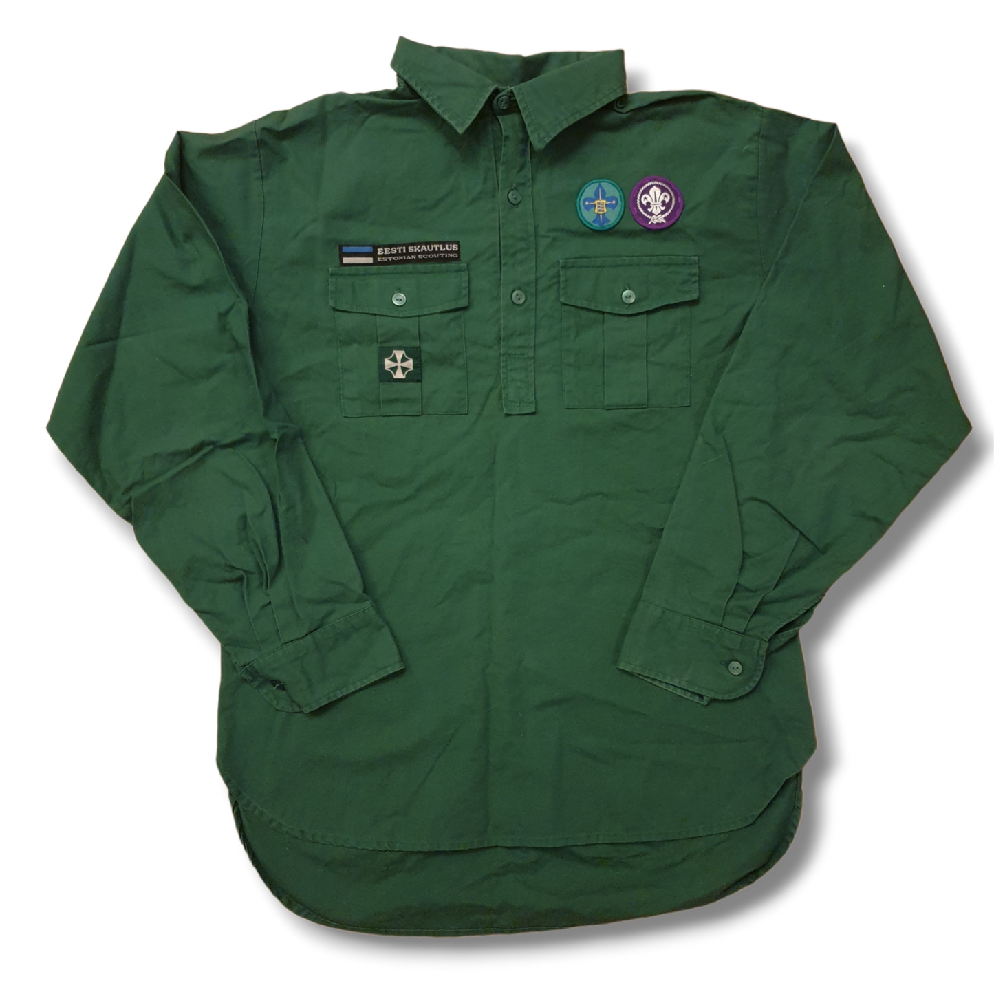 90's Estonian Scouting Shirt S