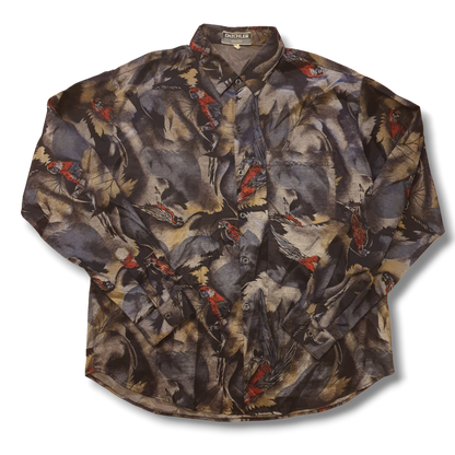 90's Parrot Shirt L