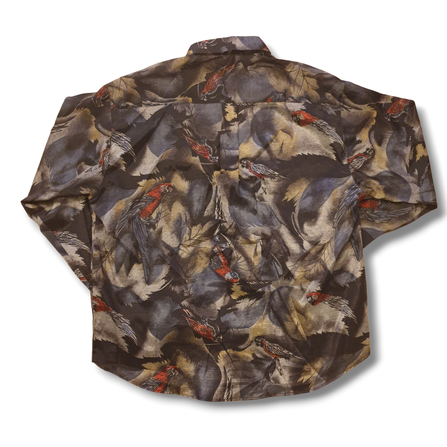 90's Parrot Shirt L