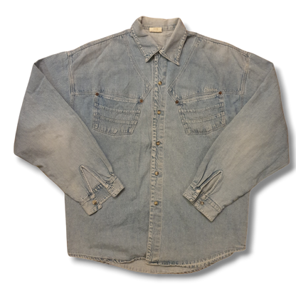 80's Denim Shirt L