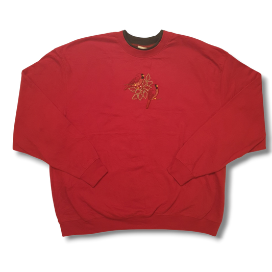 90's Cardinal Birds Sweatshirt 2XL-3XL