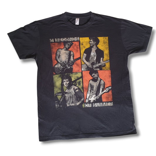 2013 Tour 5 Seconds of Summer T-Shirt M