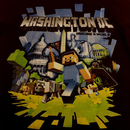 Old-School Washington D.C. Minecraft T-Shirt S