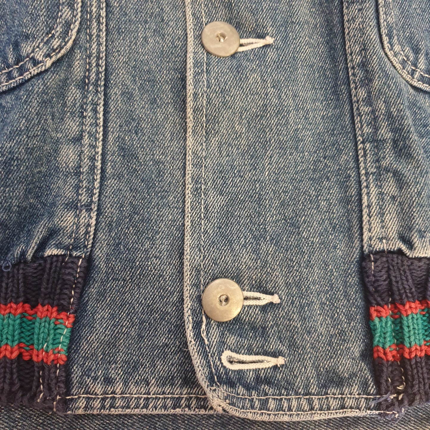 80's Denim Vest L