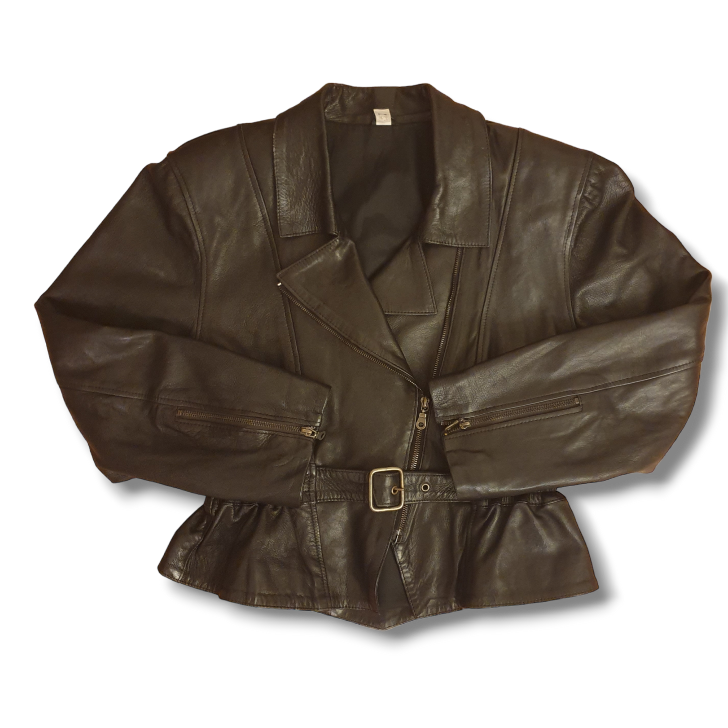 Women Leather Jacket M