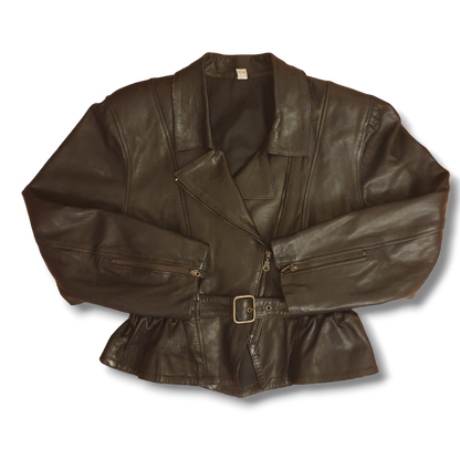 Women Leather Jacket M