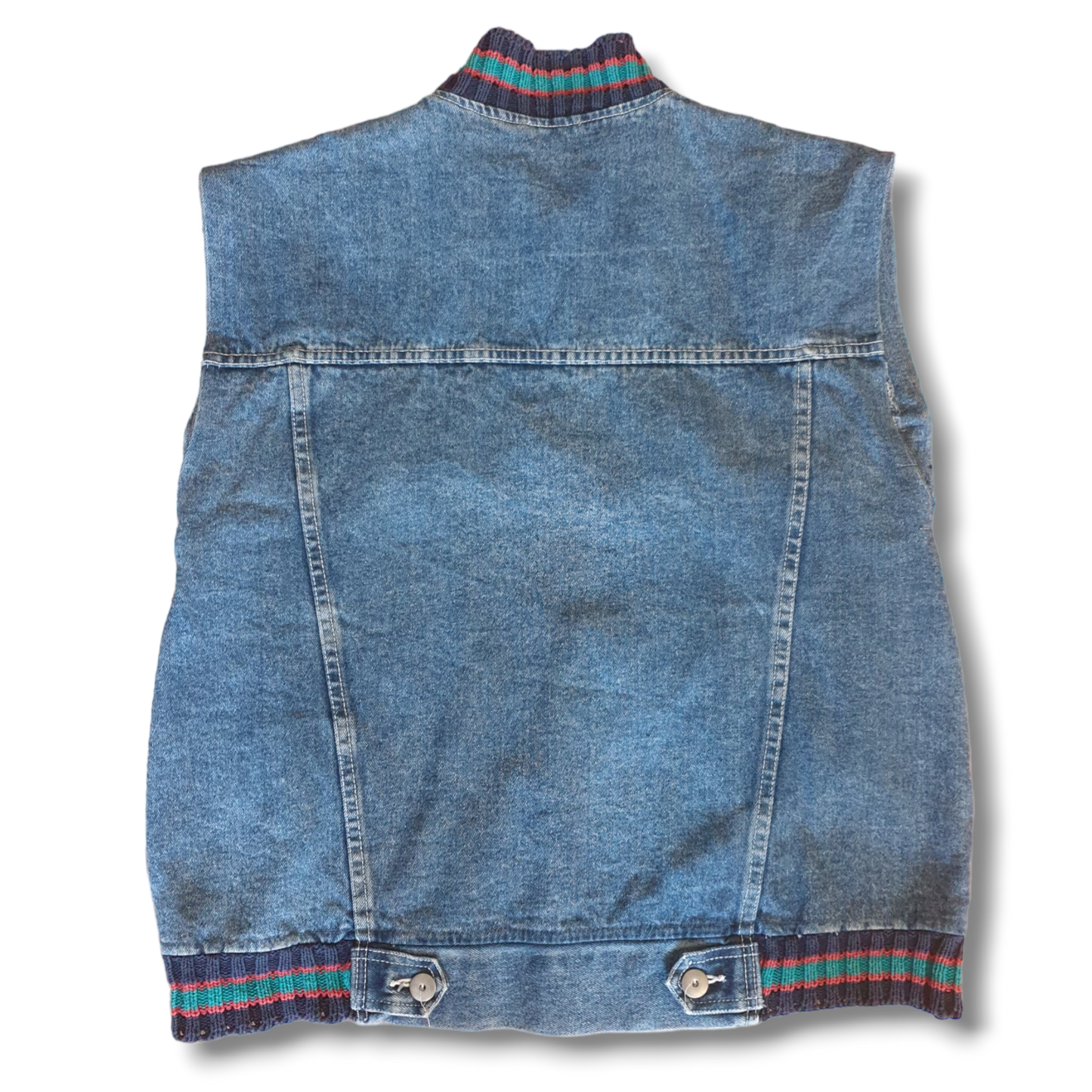 80's Denim Vest L