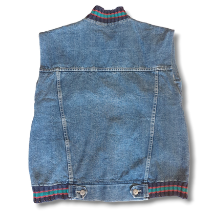 80's Denim Vest L