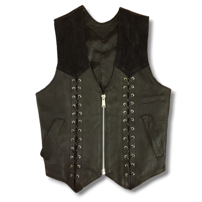 Hand-Painted Biker Vest M-L